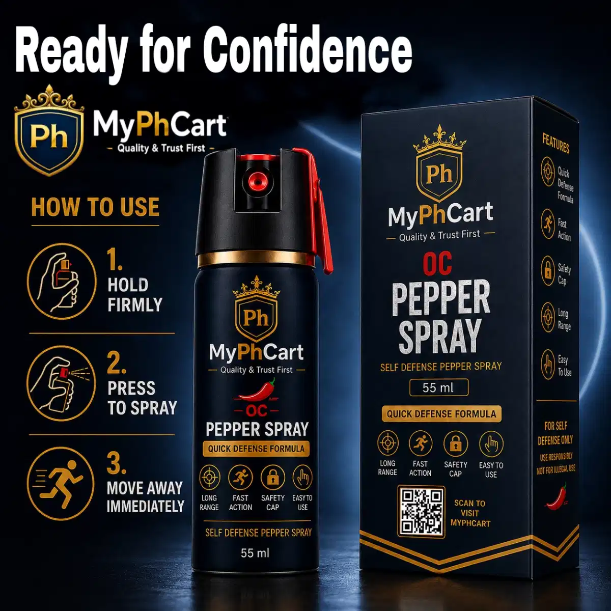 Pepper Spray – Quick Defense Formula for Self Defense - Image 4