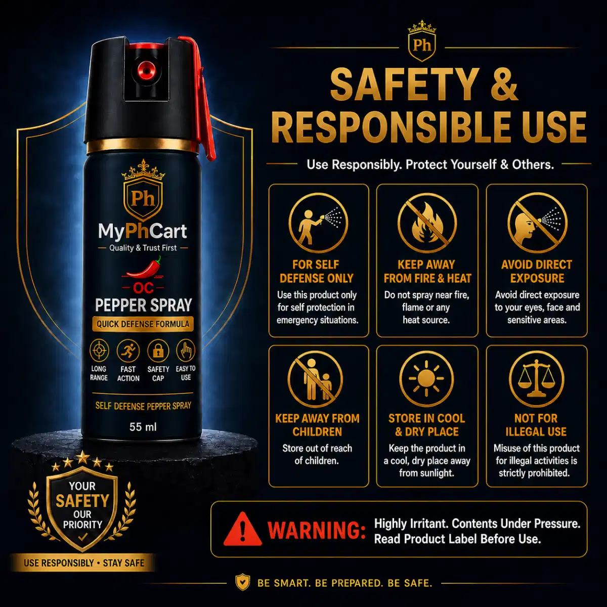 Pepper Spray – Quick Defense Formula for Self Defense - Image 5
