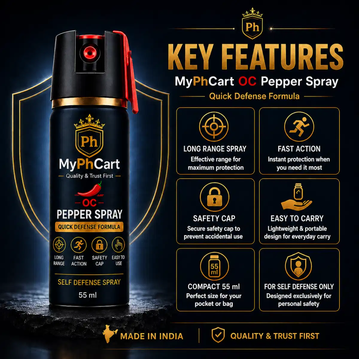 Pepper Spray – Quick Defense Formula for Self Defense - Image 2